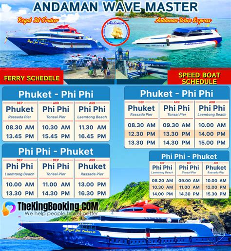 Ferry Booking Schedule and Rates .